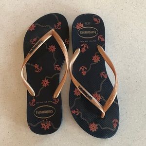 Women’s Havaianas Blue sz 9/10
